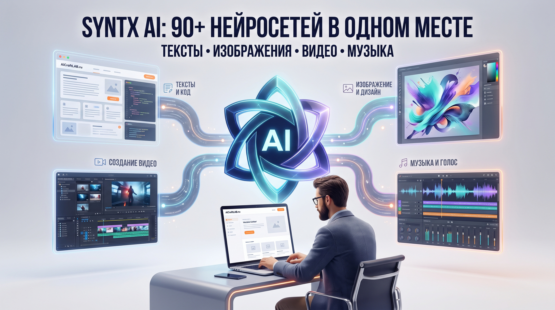 Syntx агрегатор нейросетей — SORA, RunWay, MidJourney, Kling и другие AI-инструменты в одном сервисе