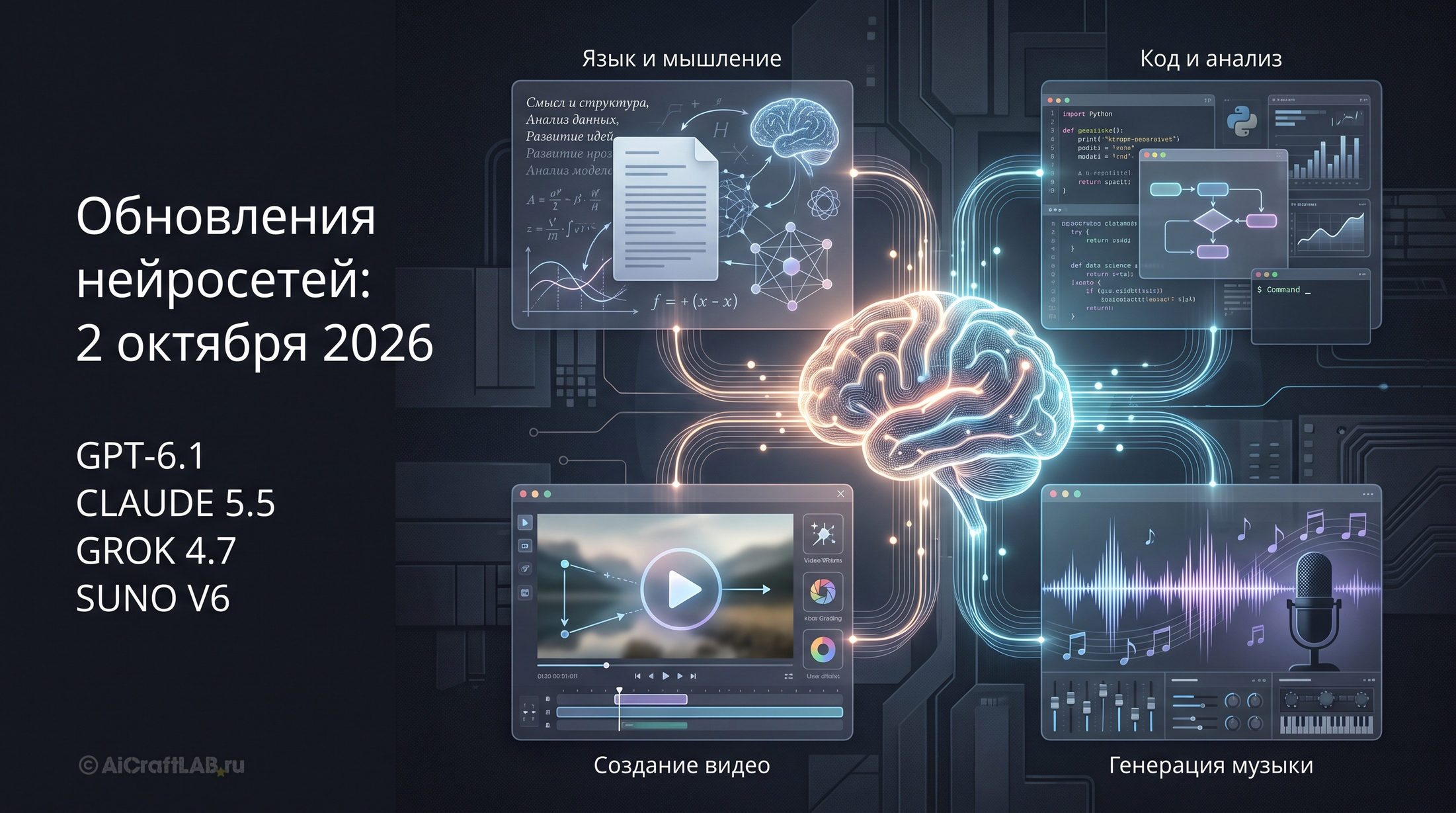 Новые нейросети: обновление 02.10.2026