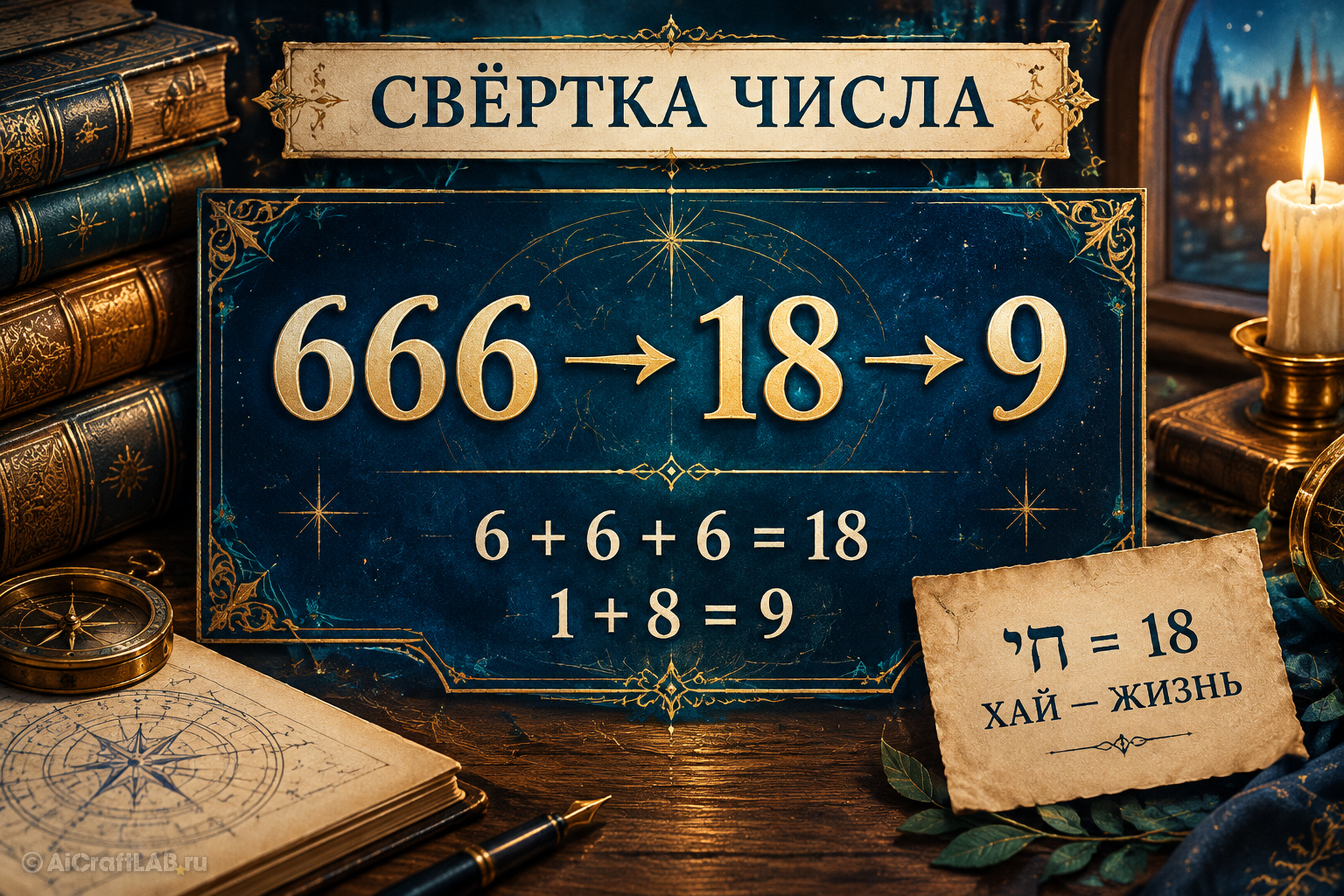 Свёртка числа 666