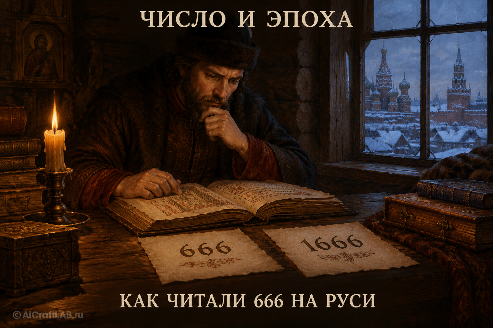 Как читали 666 на Руси