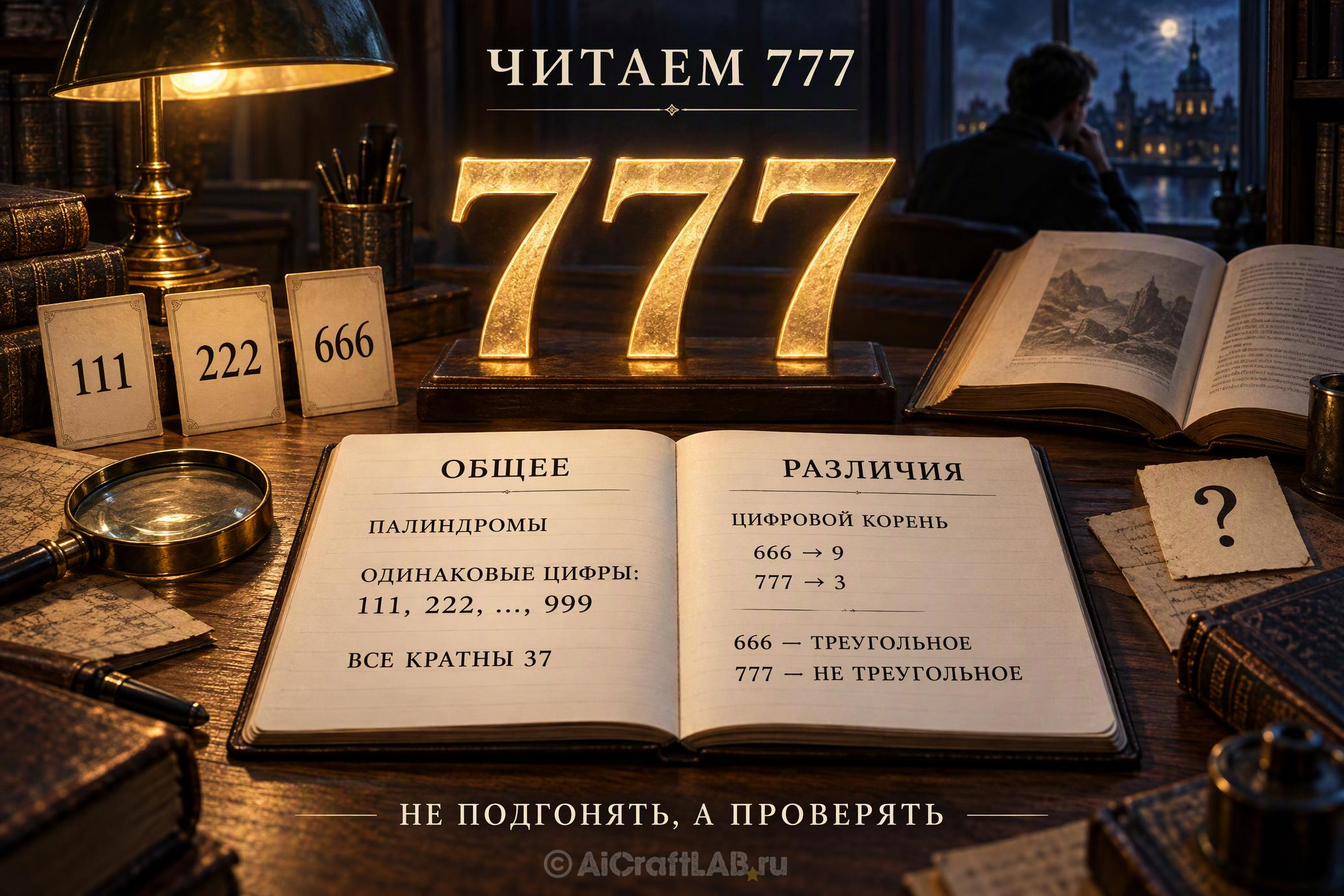 Читаем 777 - не подгонять, а проверять